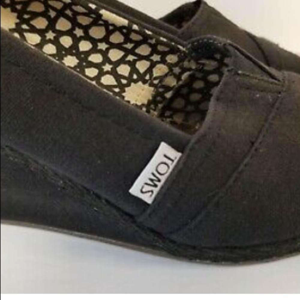 Toms Calypso Wedges - Slip-On Peep /Open Toe Shoes - image 8